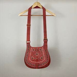 Free People Some Like It Studded Bag - Red